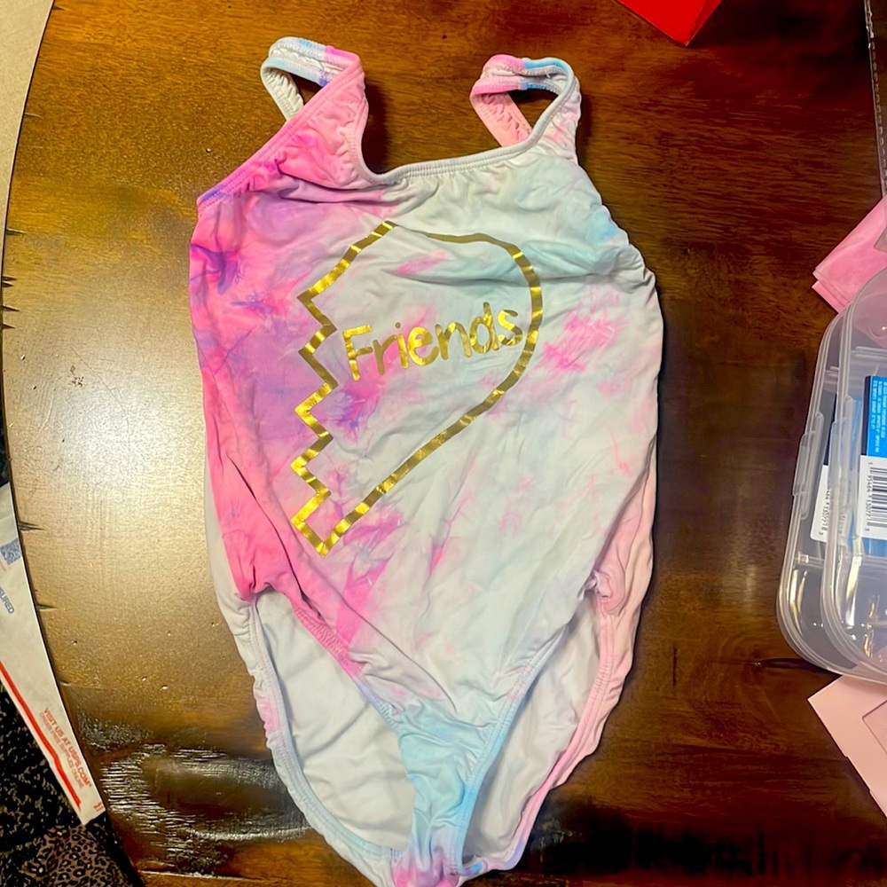 Girls PilyQ bathing suit size 8. One piece.